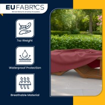 Waterproof Custom Rectangular Garden Cushion Storage Bag Cover Wine