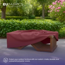 Waterproof Custom Rectangular Garden Cushion Storage Bag Cover Wine