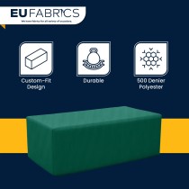 Waterproof Custom Rectangular Garden Cushion Storage Bag Cover Bottle Green