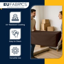 Waterproof Custom Rectangular Garden Cushion Storage Bag Cover Chocolate