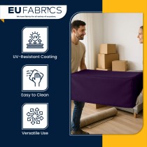 Waterproof Custom Rectangular Garden Cushion Storage Bag Cover Purple