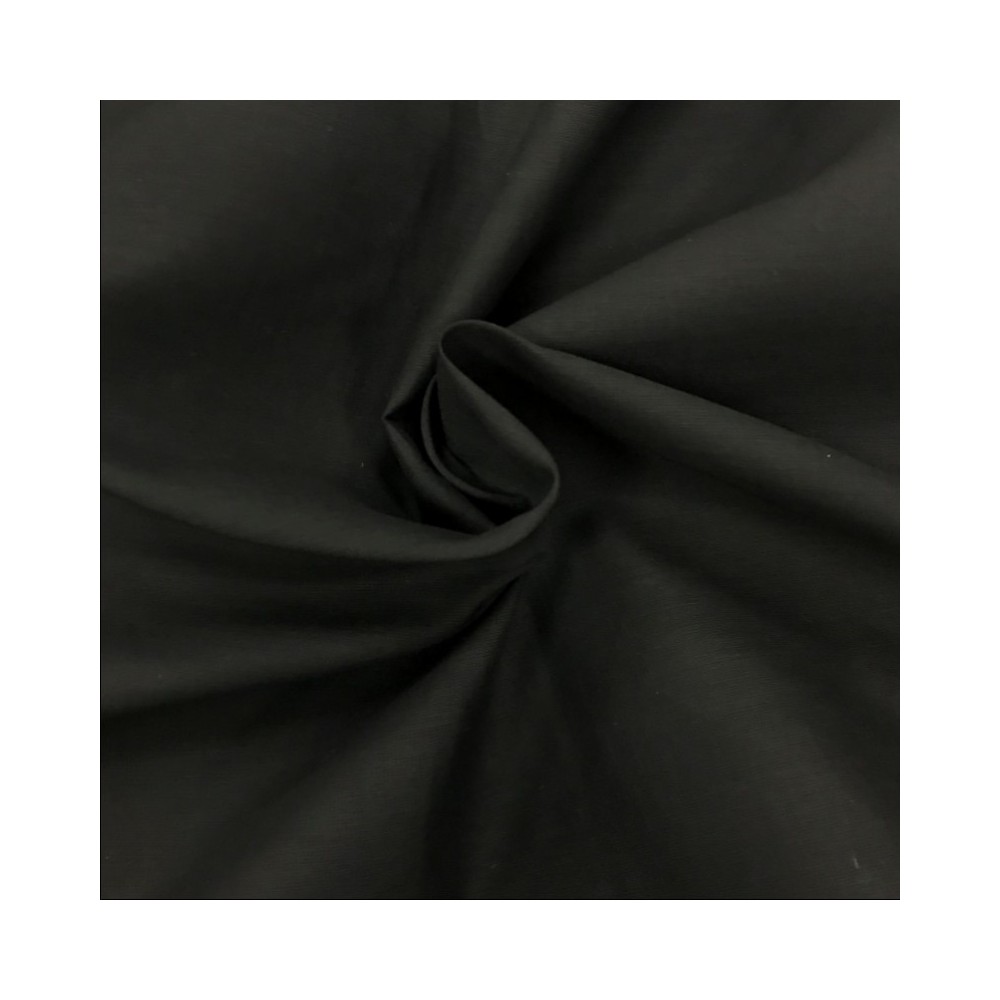 100% Cotton Voile Fabric Black