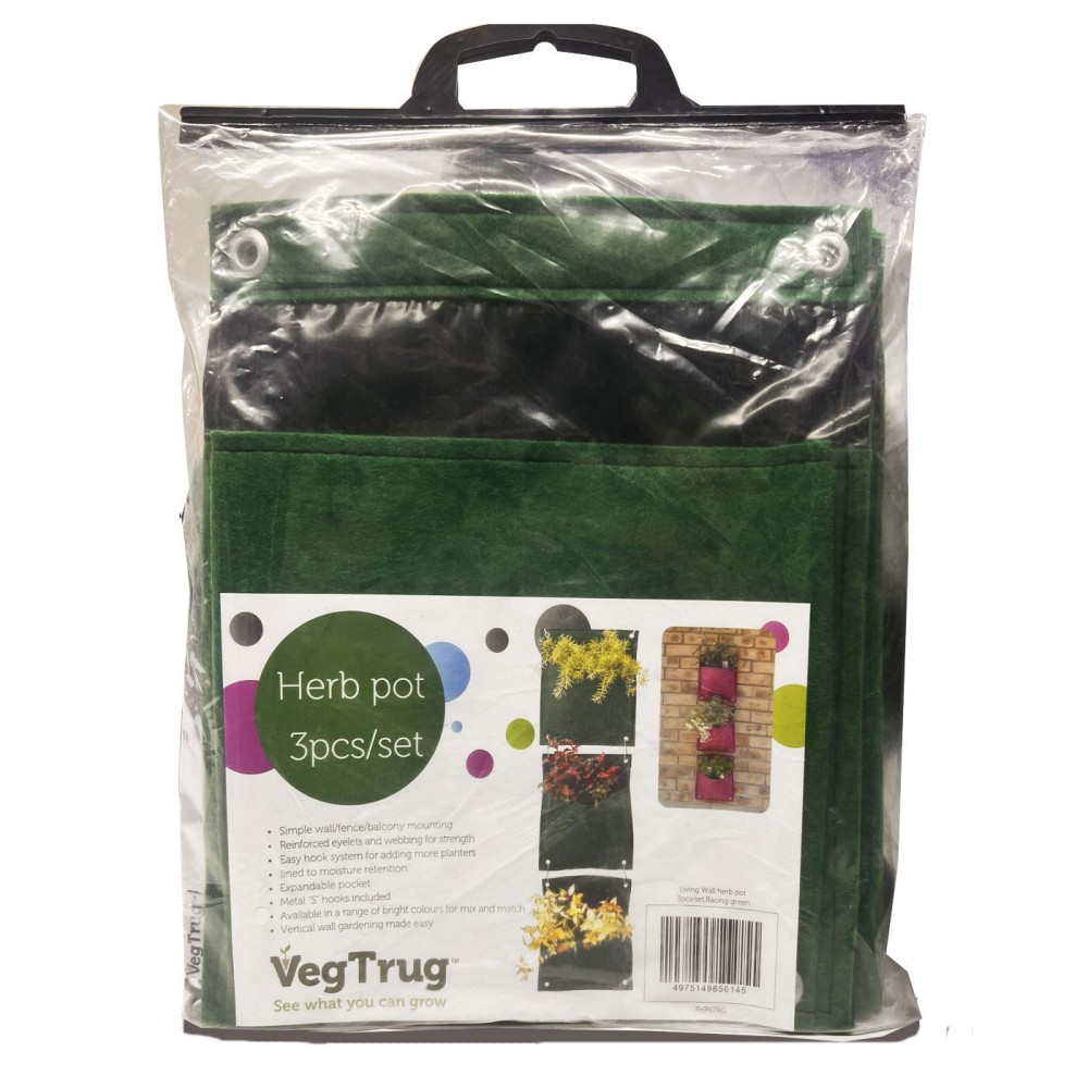 3 piece Herb Pot Set