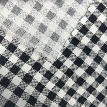 Tartan Polycotton Drill / 195 GSM White 2