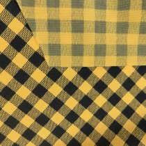 Tartan Polycotton Drill / 195 GSM Yellow4