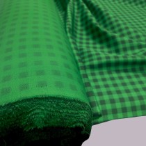 Tartan Polycotton Drill / 195 GSM Green2