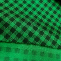Tartan Polycotton Drill / 195 GSM Green4