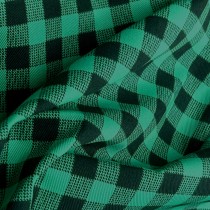 Tartan Polycotton Drill / 195 GSM Pale Green 1