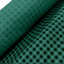 Tartan Polycotton Drill / 195 GSM Pale Green 2