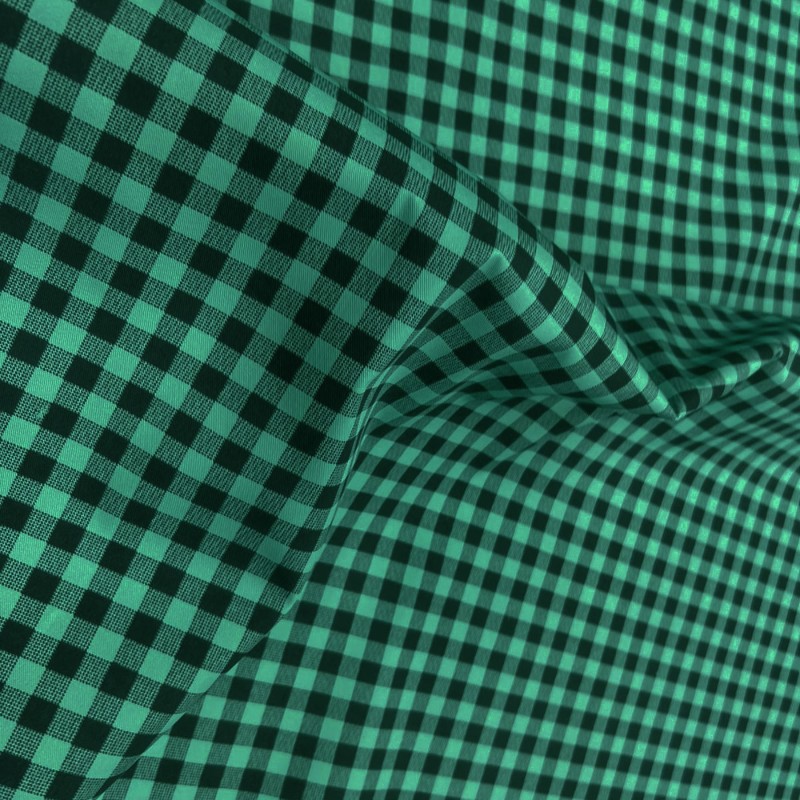 Tartan Polycotton Drill / 195 GSM Pale Green4