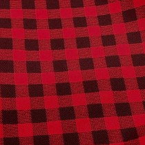 Tartan Polycotton Drill / 195 GSM Red4