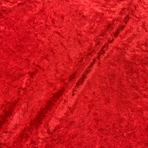 FIRE RETARDANT CRUSHED VELVET FABRIC Premium Soft Curtains Material Dress 150CM Red3
