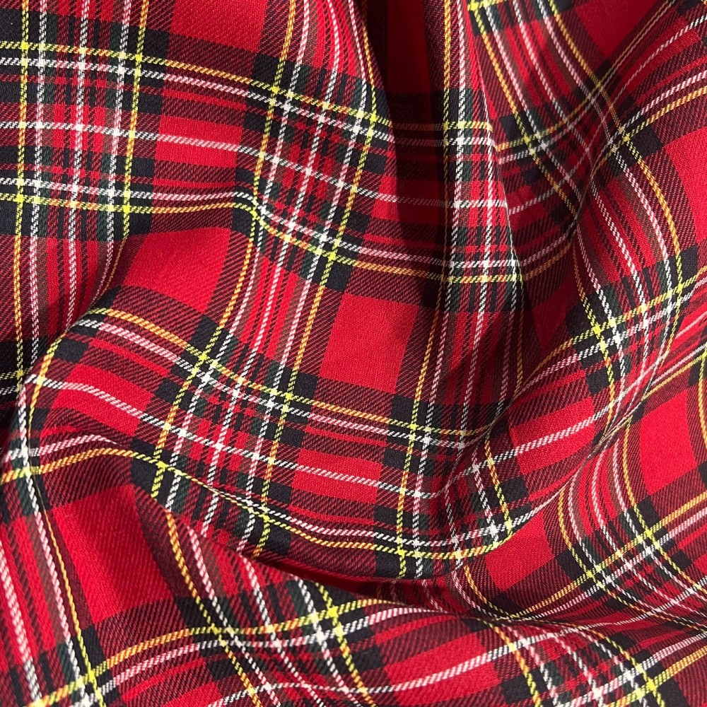 Royal Stewart Tartan Fabric