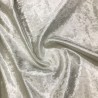 Fire Retardant Shimmer Velvet Pearl