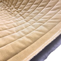 Channel Double Sided Quilted Fabric with Scrim Back