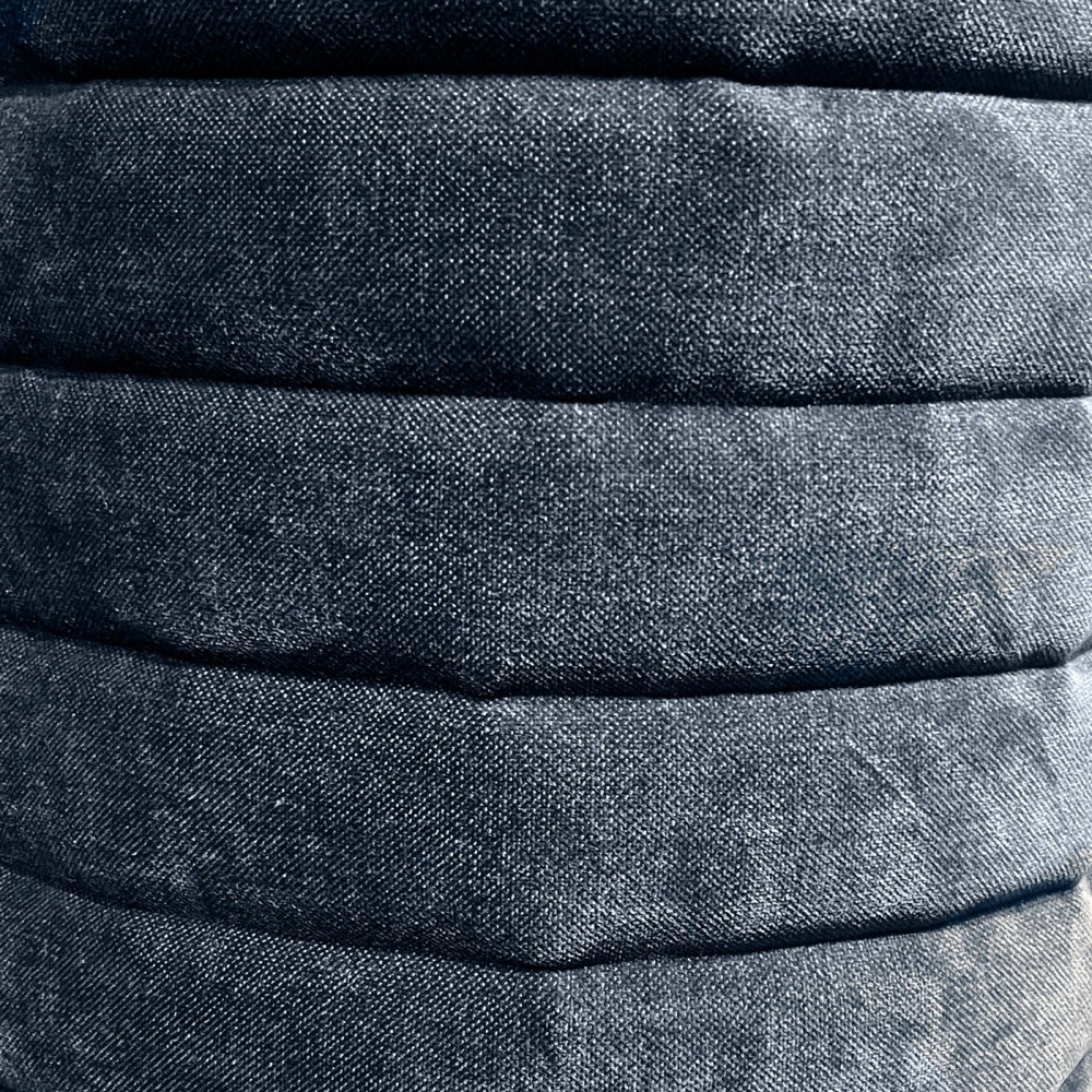 Channel Double Sided Quilted Fabric Gunm1