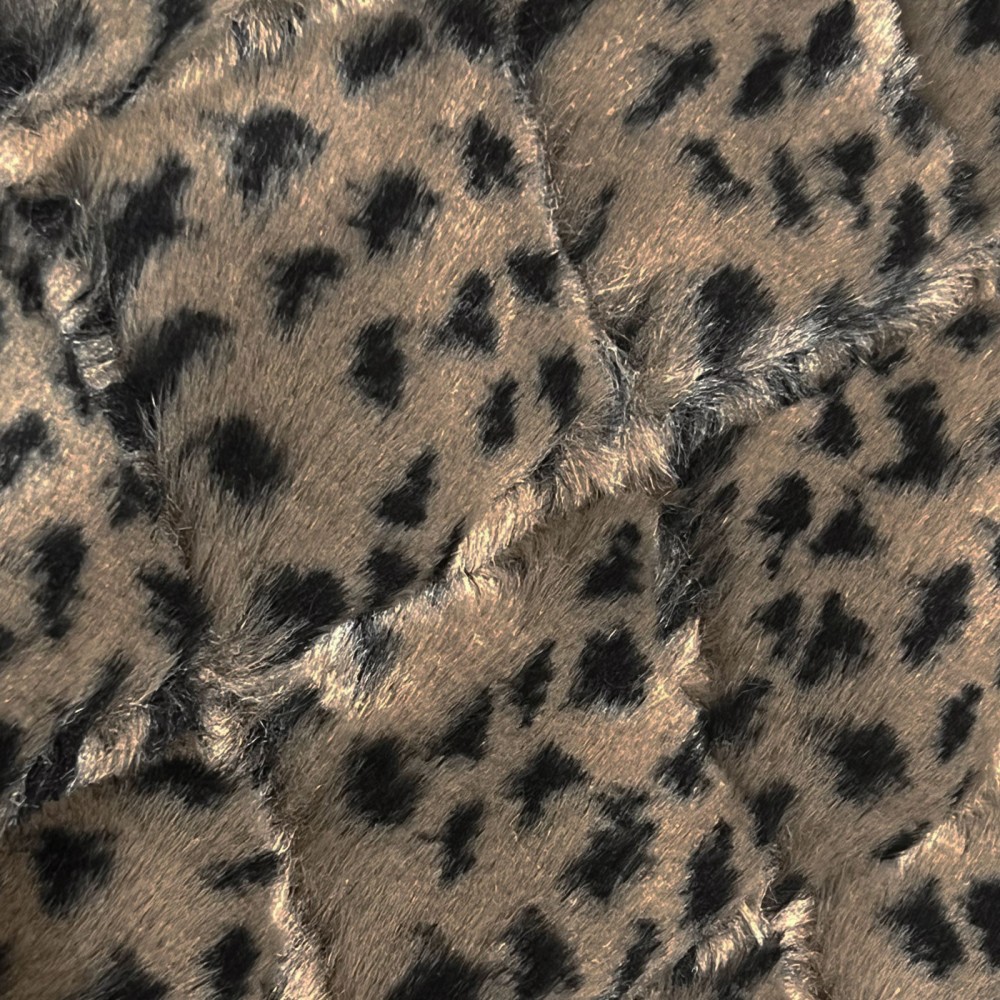 Luxury Quilted Short Pile Fur Wadded 1