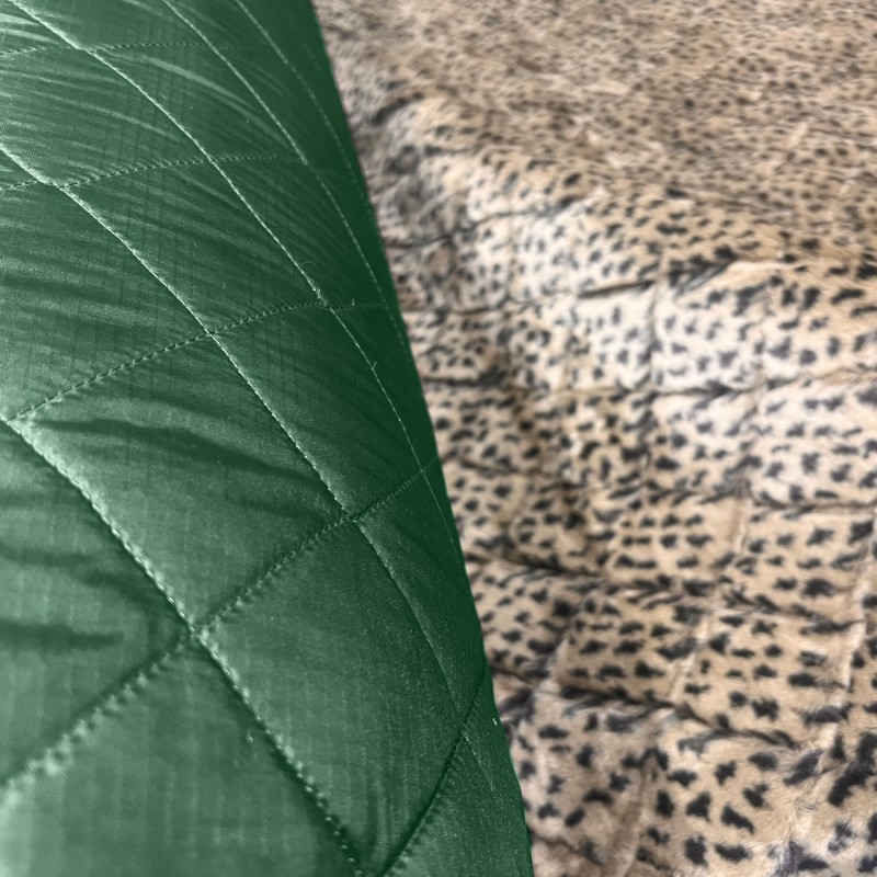 Luxury Quilted Short Pile Fur Wadded 3