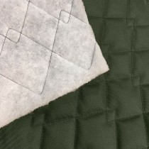 Quilted 7oz Waterproof Fabric Double Olive 3