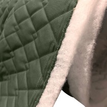 Quilted 7oz Waterproof Fabric Double Olive 4