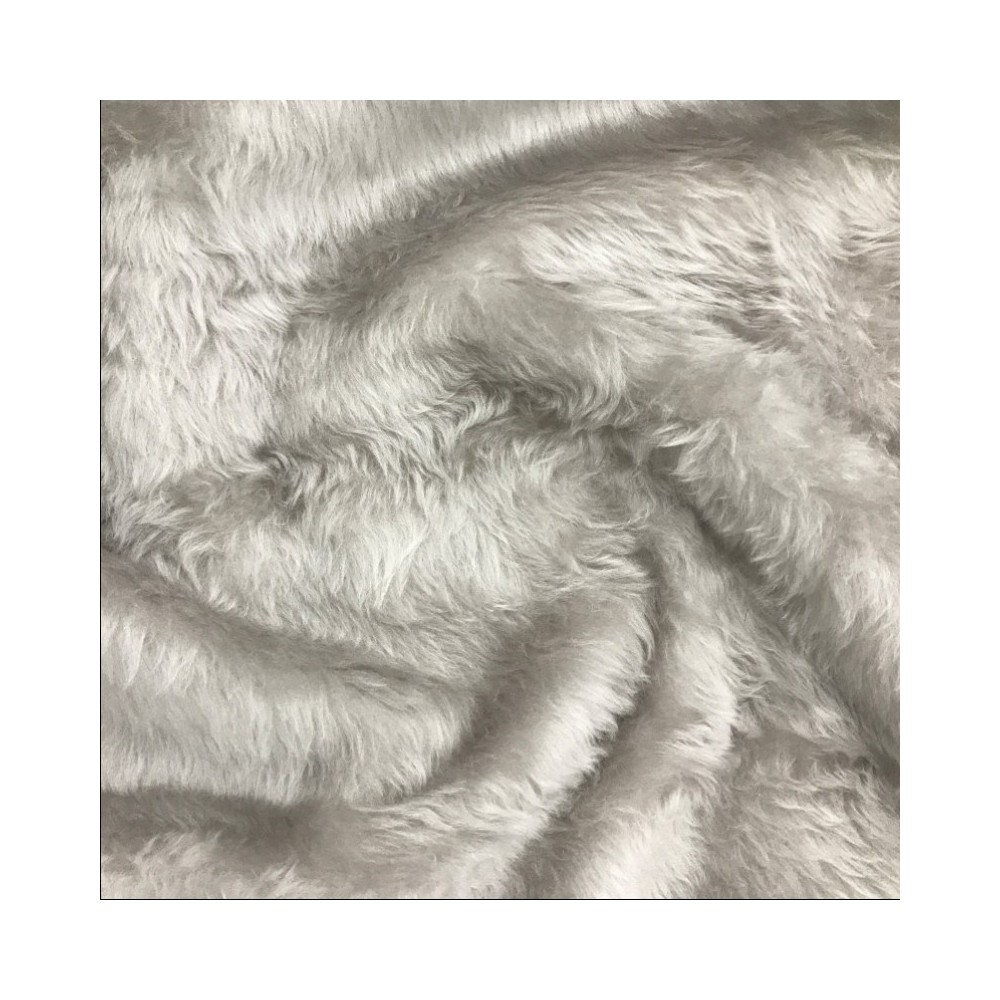 14mm Pile Fur Fabric Malt