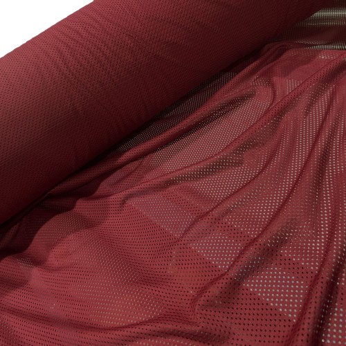 Wine Airtex Mesh Fabric  Wine 1