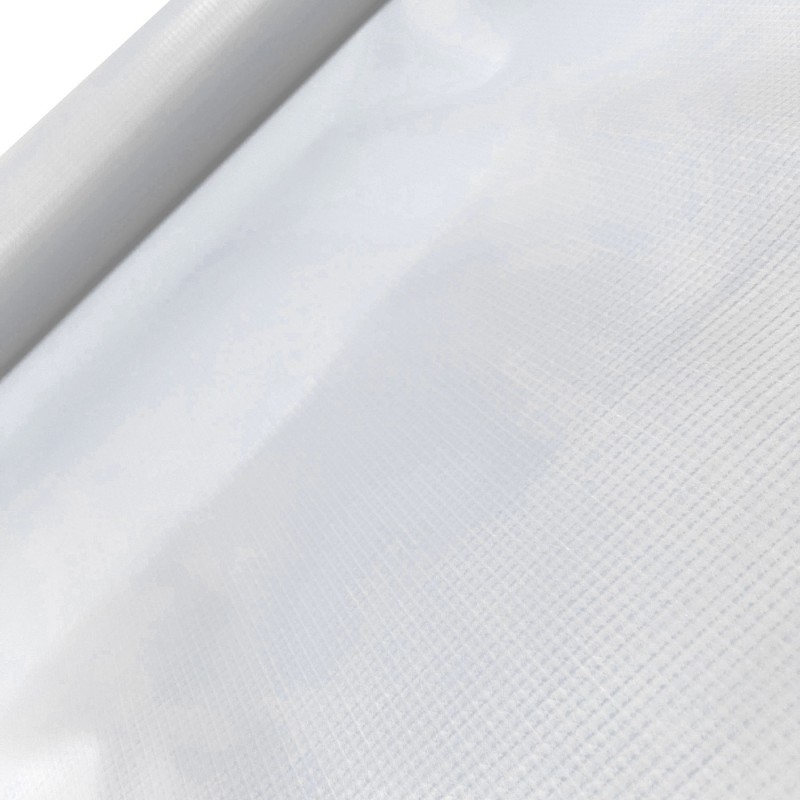 Fire Resistant Ripstop Polyester Canvas White3