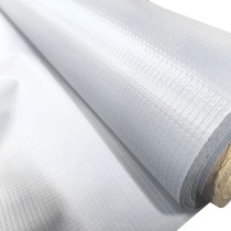 Fire Resistant Ripstop Polyester Canvas White4