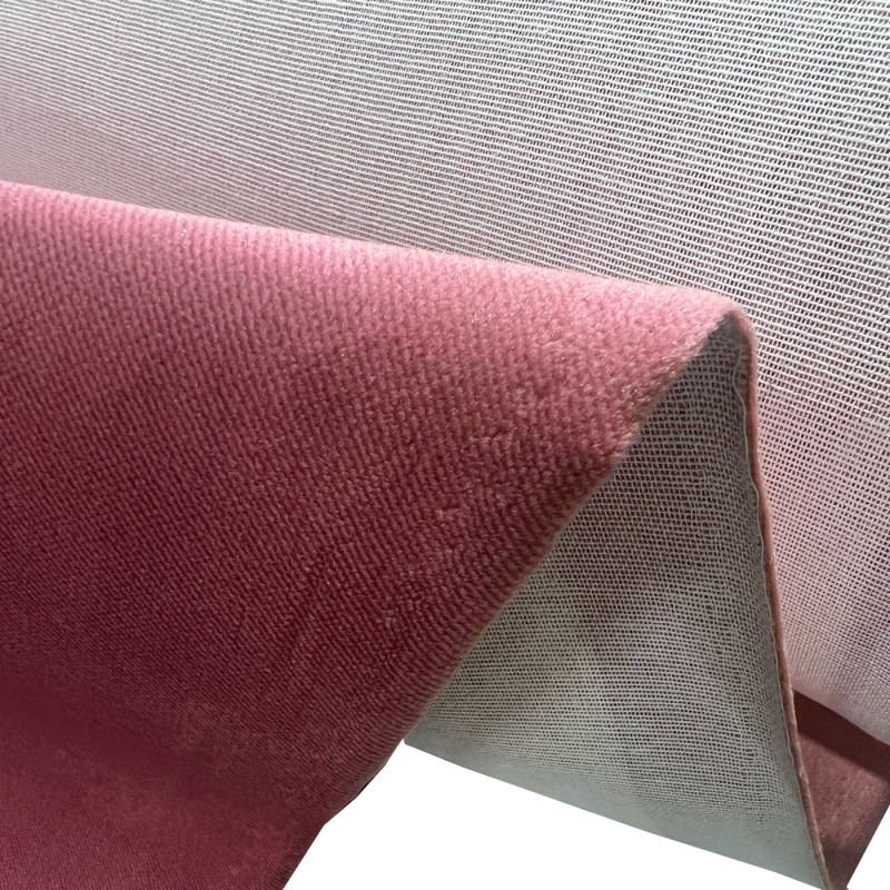 Clearance Fire Retardant Velvet Salmon 3