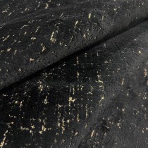 Flecked Upholstery Fabric  Black with White Fleck 1