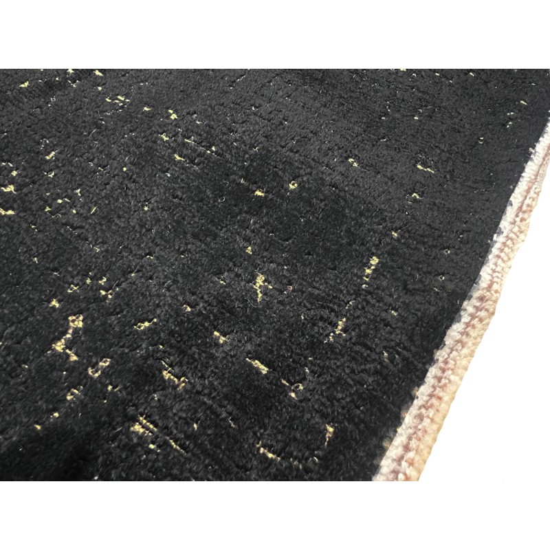Flecked Upholstery Fabric  Black with 2