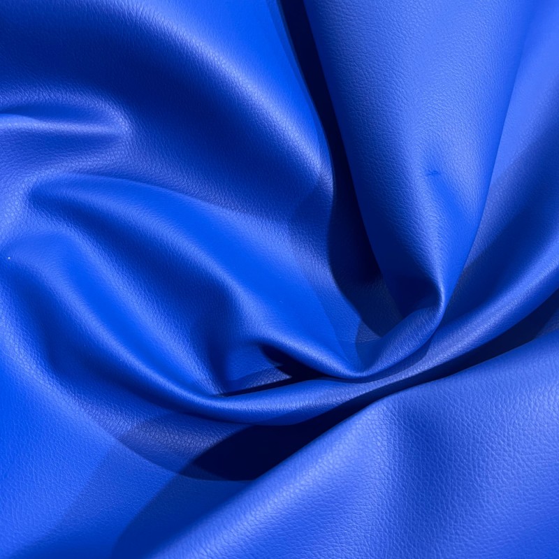 Marine Vinyl Leatherette Fabric Royal