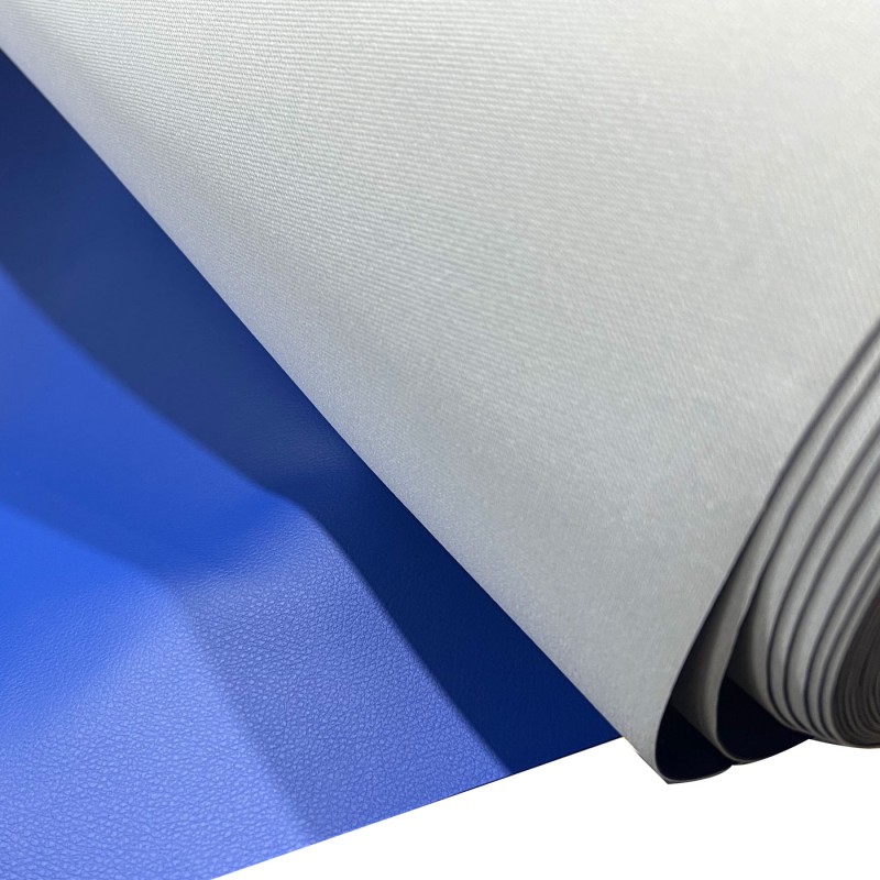 Marine Vinyl Leatherette Fabric Royal2