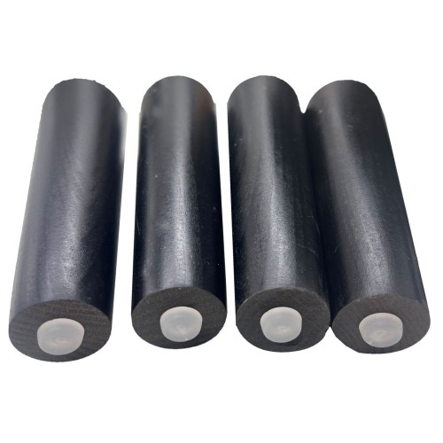 18cm / 7&quot; Round Tapered Wooden Replacement Legs x4 3