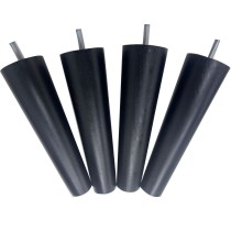 18cm / 7" Round Tapered Wooden Replacement Legs x4