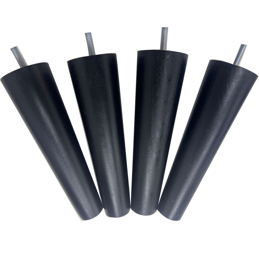 18cm / 7" Round Tapered Wooden Replacement Legs x4