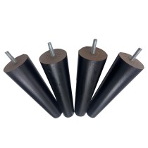 18cm / 7" Round Tapered Wooden Replacement Legs x4