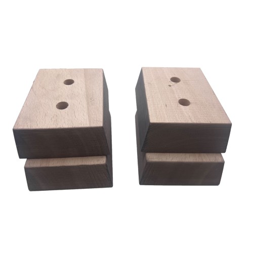 Wooden Block Replacement Legs x4