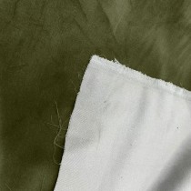 Cotton Velvet Fabric Dressmaking Olive Green3