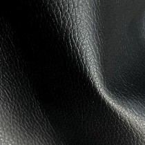 Luxury Soft Feel Leather Look Fabric Black 3 