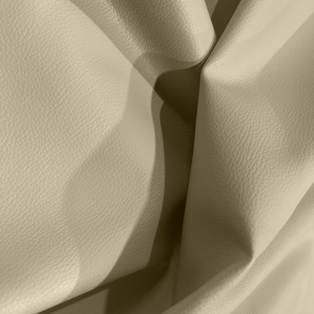 Luxury Soft Feel Leather Look Fabric Cream1