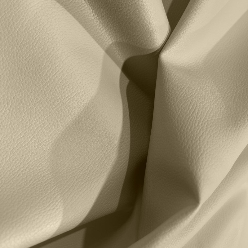 Luxury Soft Feel Leather Look Fabric Cream1