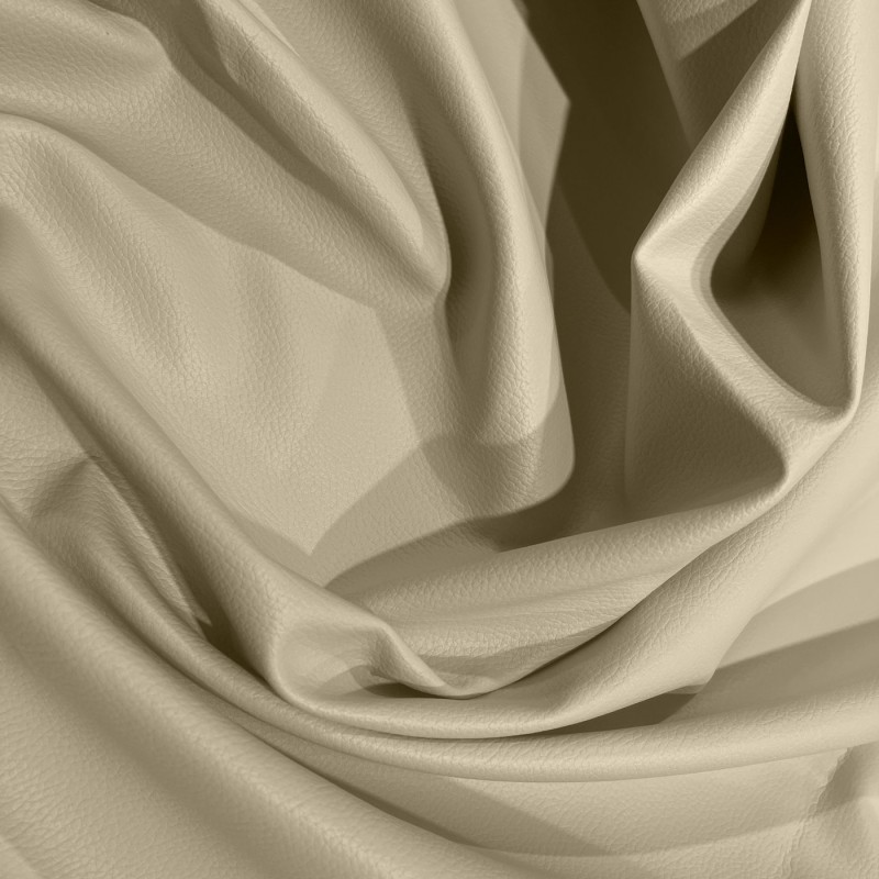 Luxury Soft Feel Leather Look Fabric Cream2