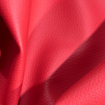 Luxury Soft Feel Leather Look FabricRed2