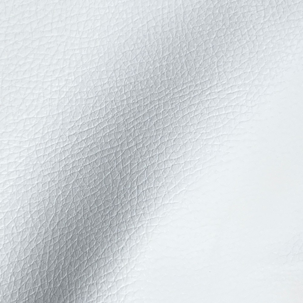 Luxury Soft Feel Leather Look Fabric White1