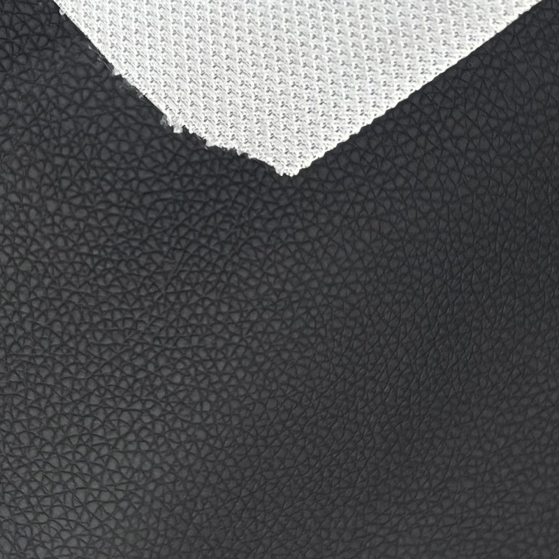 Luxury Soft Feel Leather Look FabricR Grey2