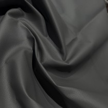 Luxury Soft Feel Leather Look FabricR Grey2