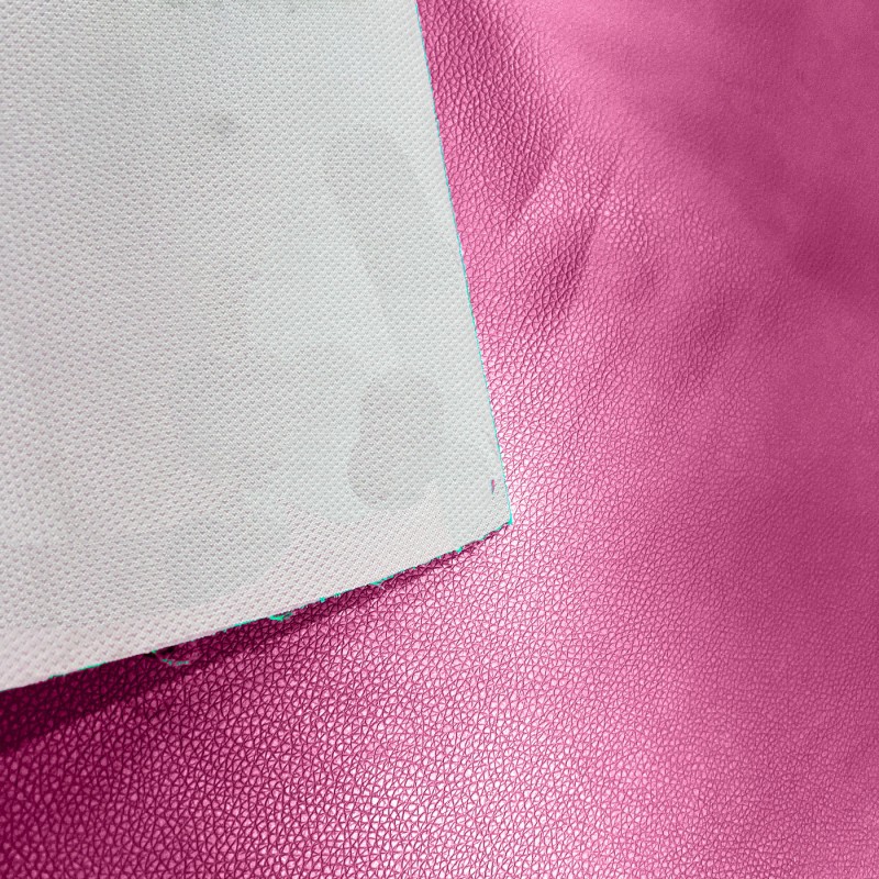 Luxury Soft Feel Leather Look FabricR Pink