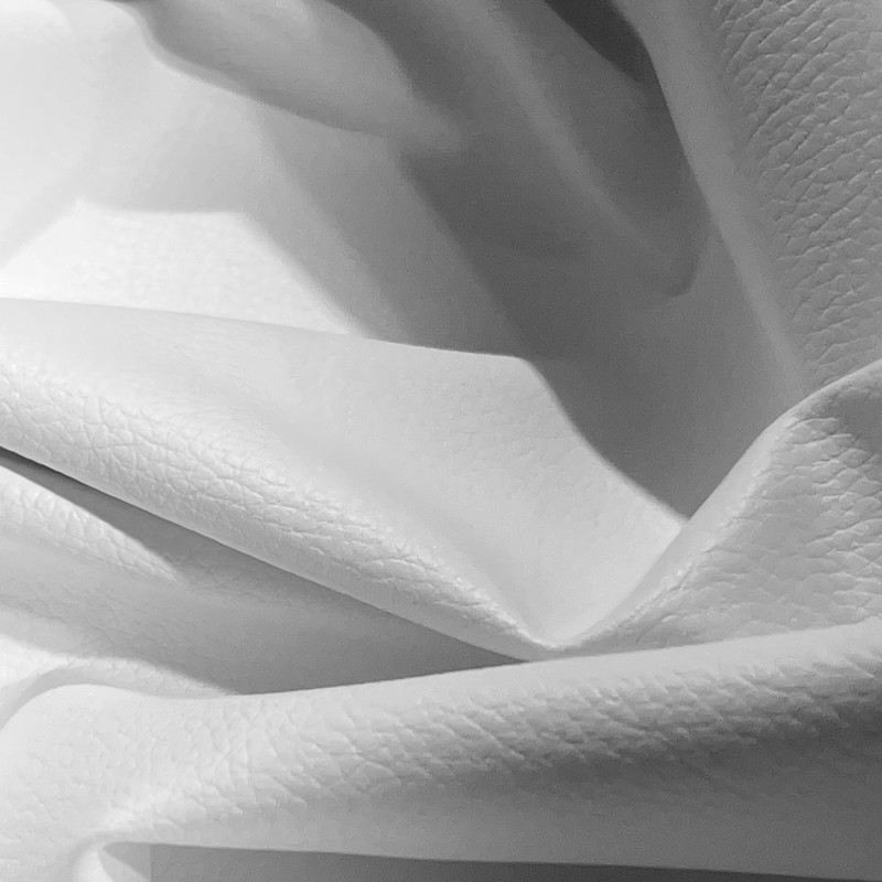 Luxury Soft Feel Leather Look FabricR Grey2