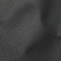 Luxury Soft Feel Leather Look Fabric Black 3